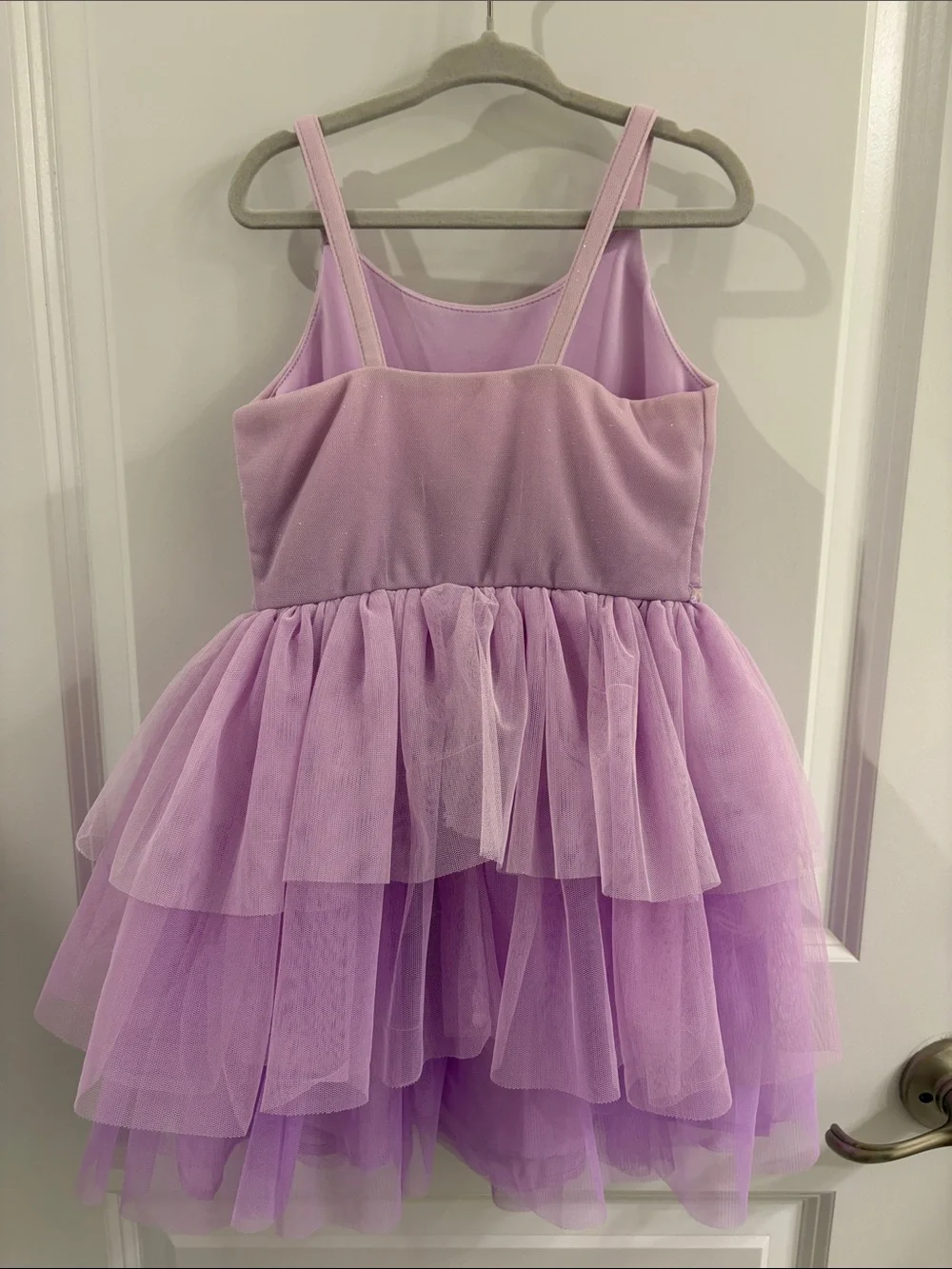 Cat & Jack Lavender Layered Tulle Party Dress